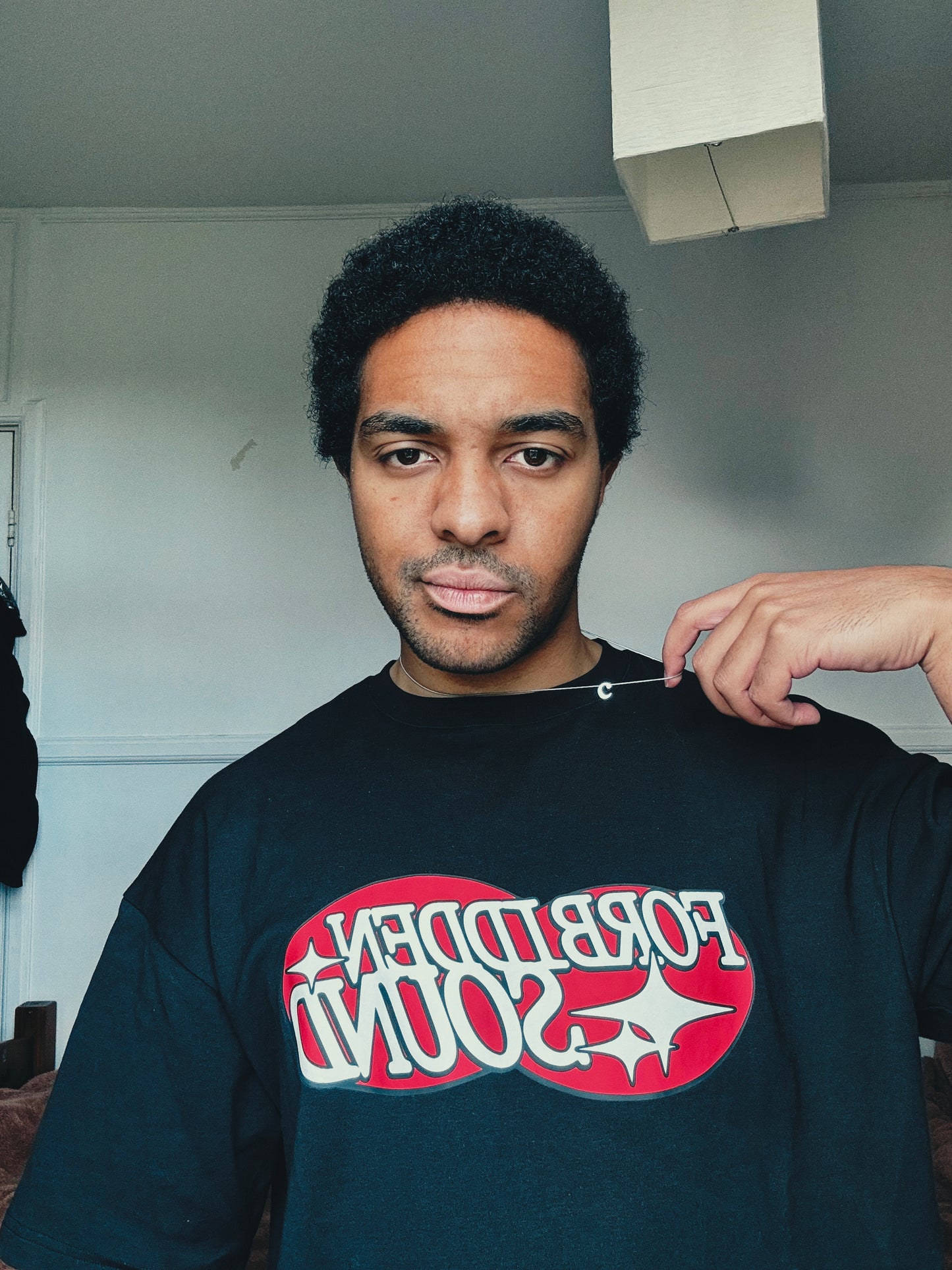 Forbidden Sound Oversize Tee - Red Alert